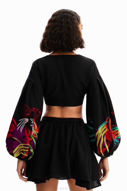 Stella Jean short cut-out dress Desigual Women 2ZPR286 Clothing