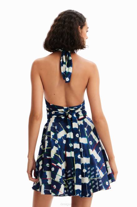 Stella Jean short halter dress Desigual Women 2ZPR357 Clothing