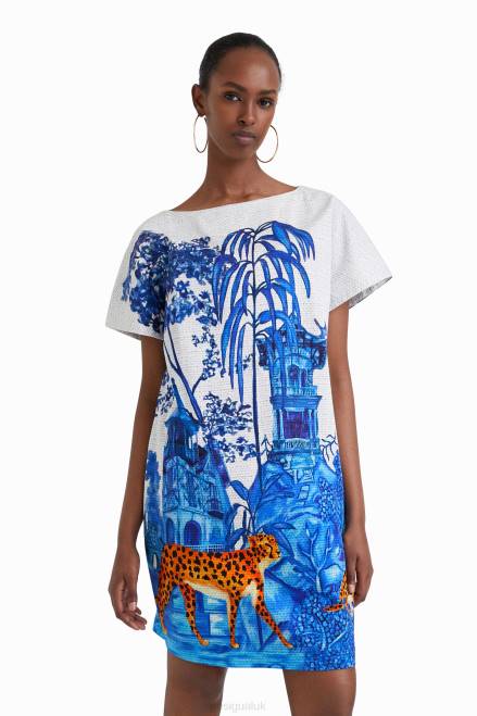 Stella Jean short tunic Desigual Women 2ZPR1071 Clothing