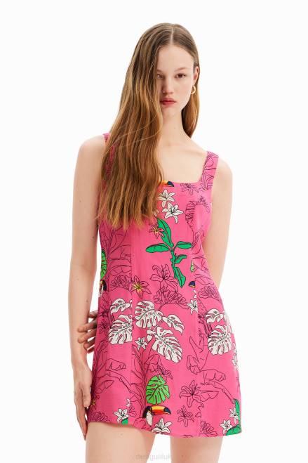 Tropical short dress Desigual Women 2ZPR800 Clothing