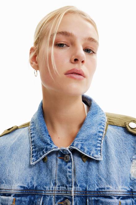 Disney\'s Mickey Mouse parka jacket Desigual Women 2ZPR58 Clothing