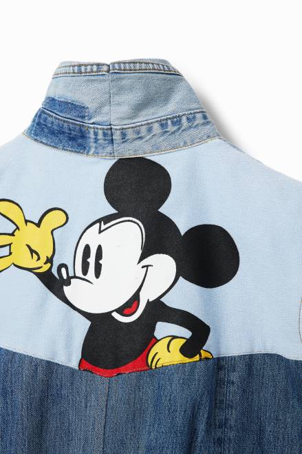 Mickey Mouse Icon denim vest - Red Desigual Women 2ZPR977 Clothing