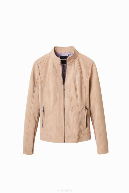 Slim biker jacket Desigual Women 2ZPR1037 Clothing