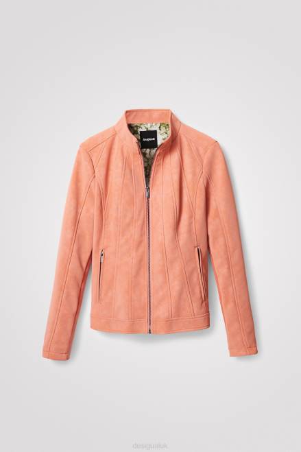 Slim biker jacket Desigual Women 2ZPR621 Clothing