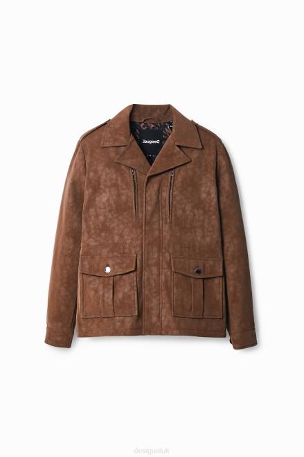 Straight multi-pocket jacket Desigual Women 2ZPR1049 Clothing