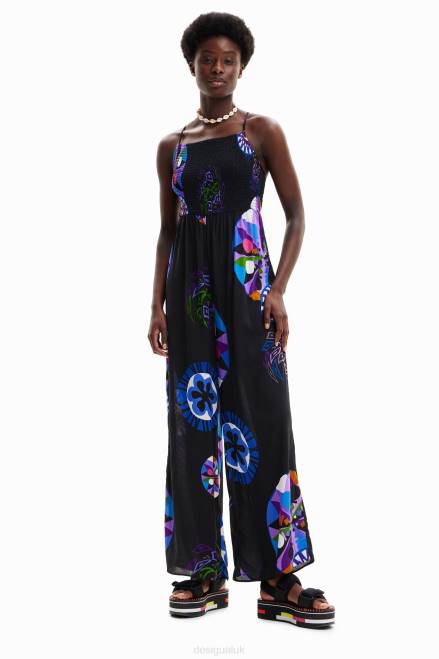 M. Christian Lacroix long strappy jumpsuit Desigual Women 2ZPR846 Clothing