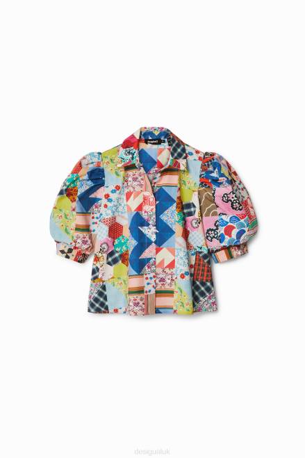 Johnson Hartig patchwork shirt Desigual Women 2ZPR1106 Clothing