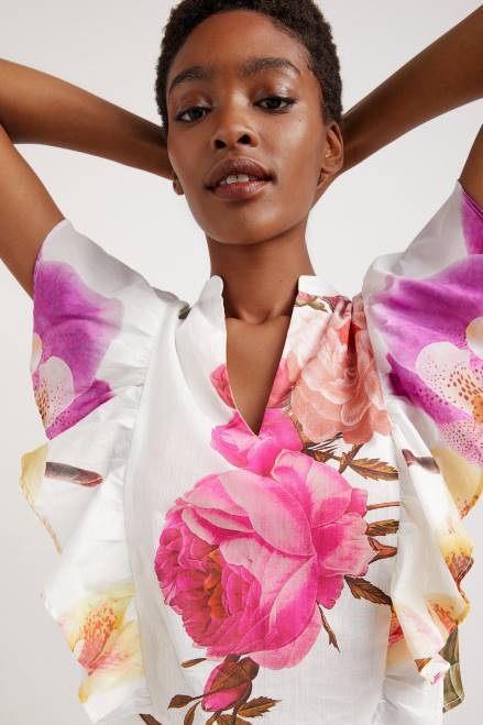 M. Christian Lacroix floral blouse Desigual Women 2ZPR1103 Clothing