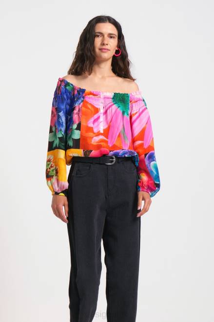 M. Christian Lacroix floral blouse Desigual Women 2ZPR810 Clothing