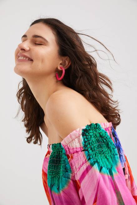 M. Christian Lacroix floral blouse Desigual Women 2ZPR810 Clothing