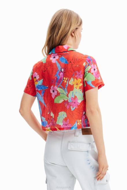 Short resort shirt Desigual Women 2ZPR433 Clothing