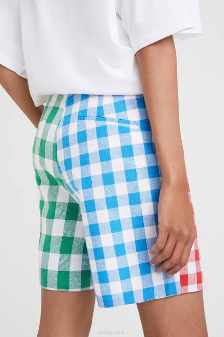 Johnson Hartig check shorts Desigual Women 2ZPR1068 Clothing