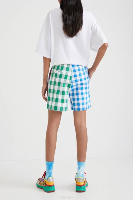 Johnson Hartig check shorts Desigual Women 2ZPR1068 Clothing