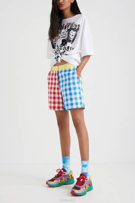 Johnson Hartig check shorts Desigual Women 2ZPR1068 Clothing
