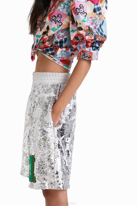 Johnson Hartig sequined shorts Desigual Women 2ZPR734 Clothing