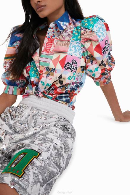 Johnson Hartig sequined shorts Desigual Women 2ZPR734 Clothing