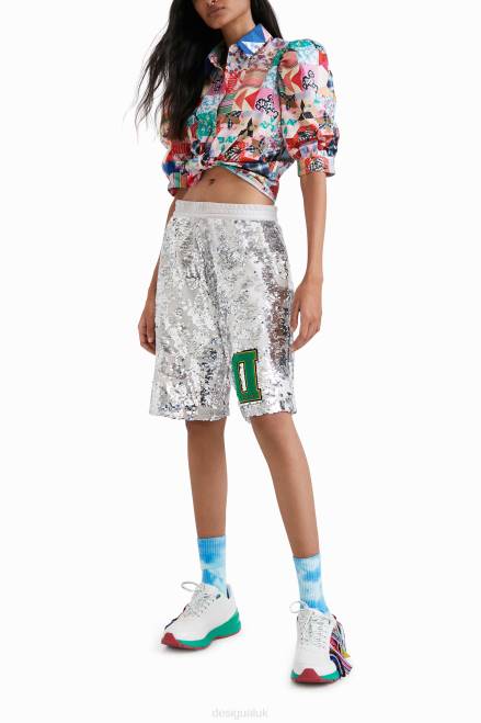 Johnson Hartig sequined shorts Desigual Women 2ZPR734 Clothing