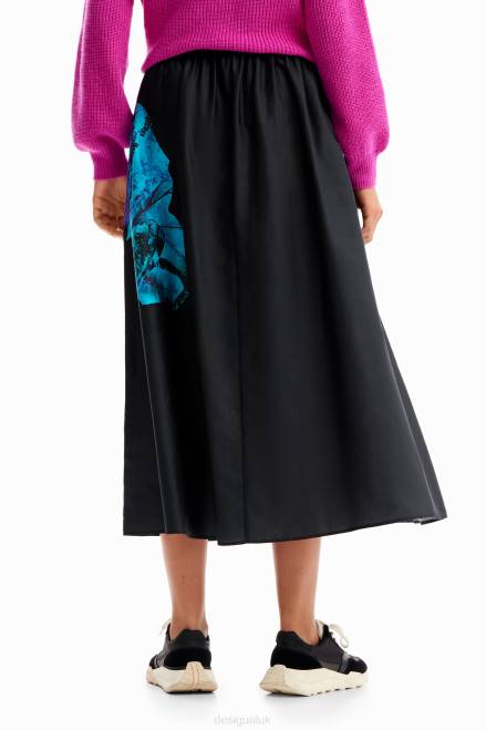 M. Christian Lacroix floaty midi skirt Desigual Women 2ZPR147 Clothing