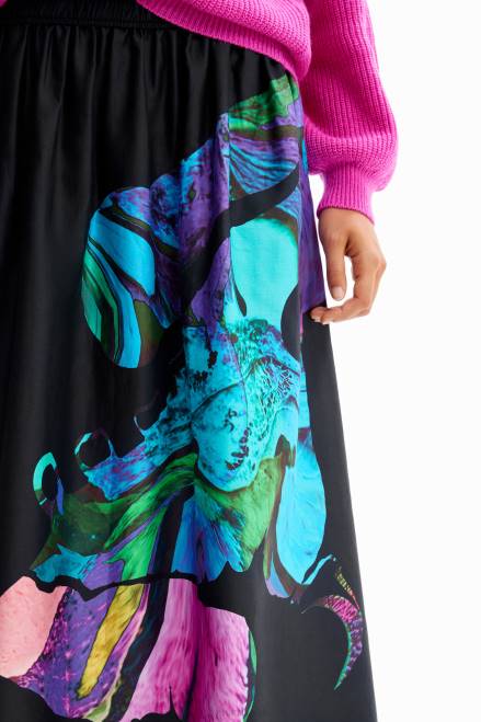 M. Christian Lacroix floaty midi skirt Desigual Women 2ZPR147 Clothing