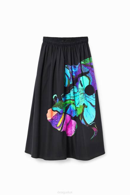 M. Christian Lacroix floaty midi skirt Desigual Women 2ZPR147 Clothing