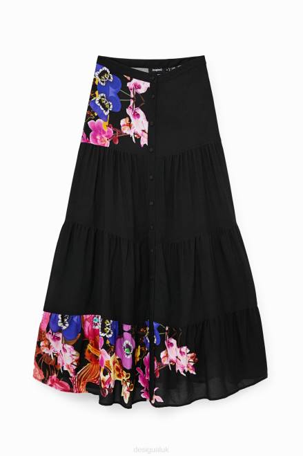 M. Christian Lacroix long skirt Desigual Women 2ZPR1111 Clothing