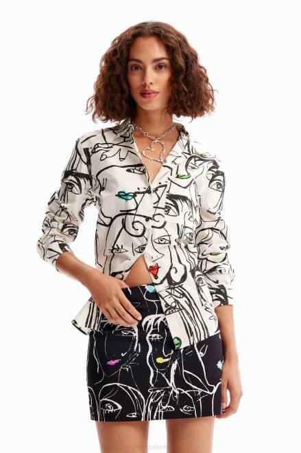 Skirt Desigual Women 2ZPR1144 Clothing