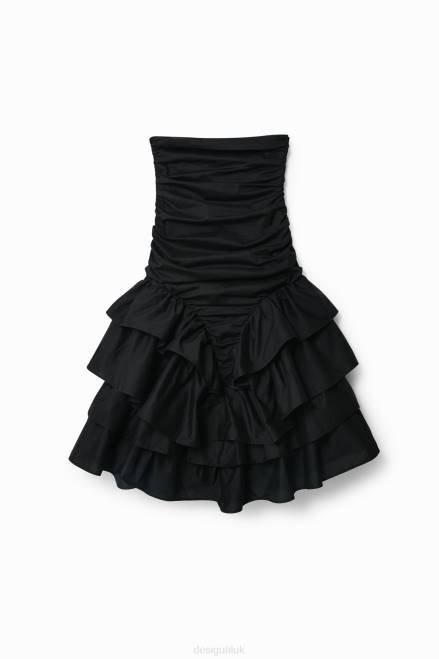 Stella Jean ruffled draped skirt Desigual Women 2ZPR816 Clothing