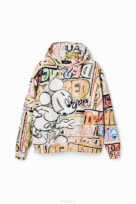 Disney's Mickey Mouse illustration sweatshirt Desigual Women 2ZPR920 Clothing