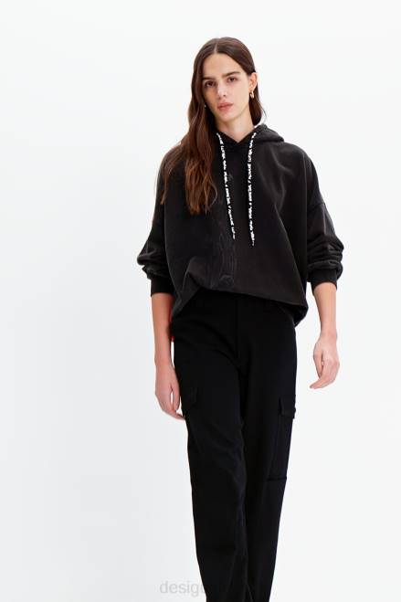 Oversize Bugs Bunny sweatshirt Desigual Women 2ZPR943 Clothing