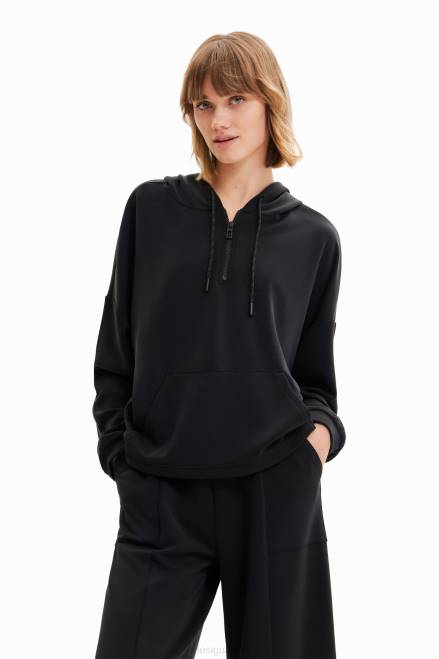 Oversize soft-touch hoodie Desigual Women 2ZPR910 Clothing