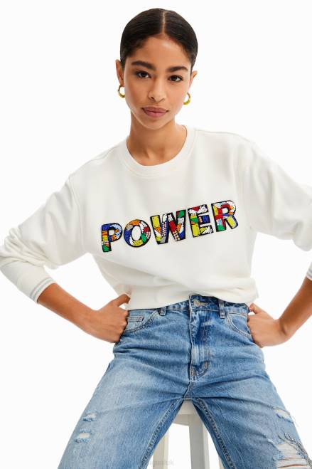 Power patch sweatshirt Desigual Women 2ZPR795 Clothing