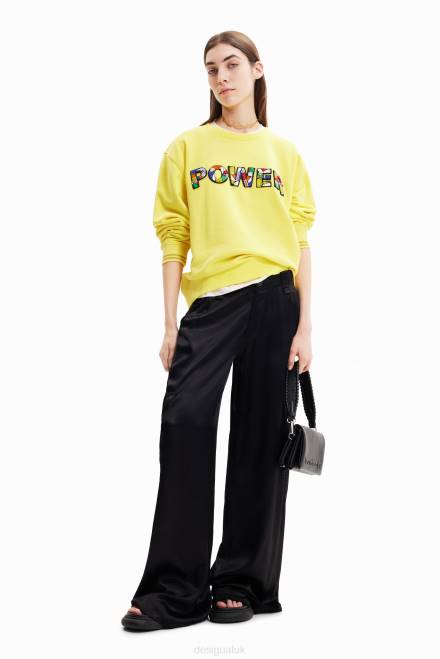 Power patch sweatshirt Desigual Women 2ZPR919 Clothing