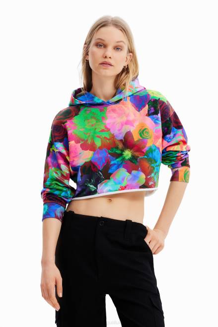 Short oversize hoodie Desigual Women 2ZPR500 Clothing