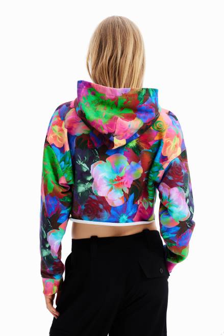 Short oversize hoodie Desigual Women 2ZPR500 Clothing