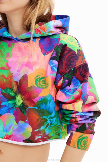 Short oversize hoodie Desigual Women 2ZPR500 Clothing