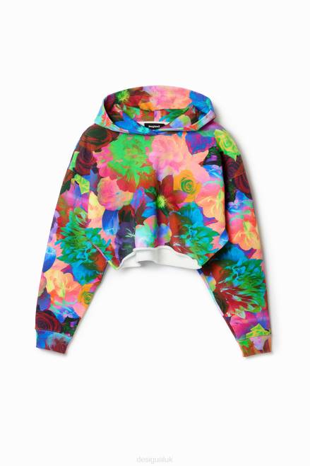 Short oversize hoodie Desigual Women 2ZPR500 Clothing