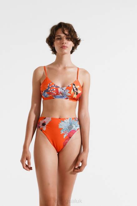 Coral triangle bikini top Desigual Women 2ZPR1130 Clothing