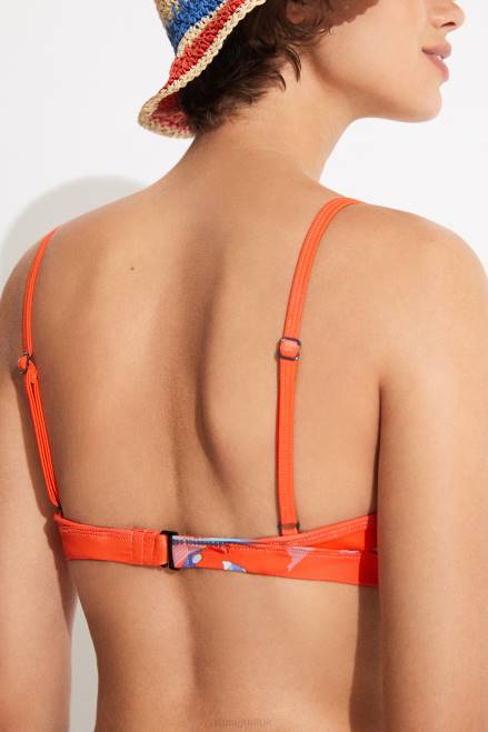 Coral triangle bikini top Desigual Women 2ZPR1130 Clothing