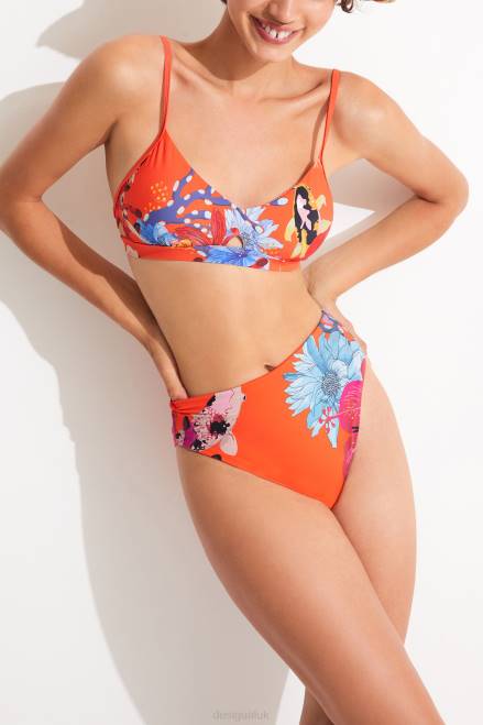 Coral triangle bikini top Desigual Women 2ZPR1130 Clothing