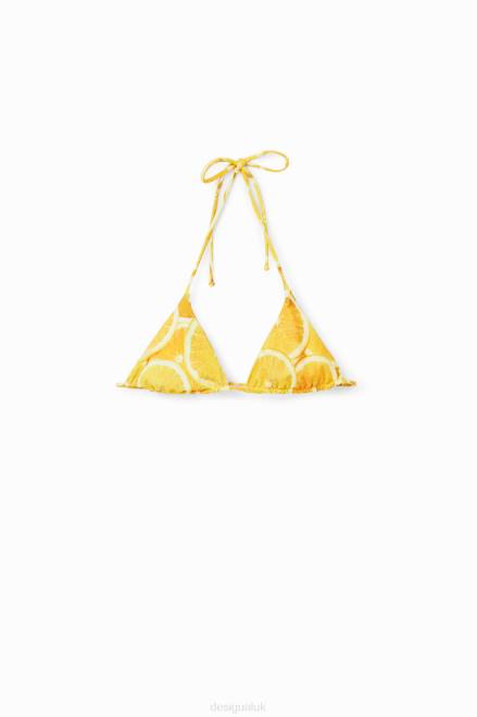 Reversible triangle bikini top Desigual Women 2ZPR676 Clothing