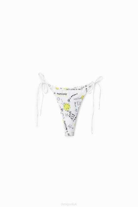 Smiley bikini bottoms Desigual Women 2ZPR477 Clothing