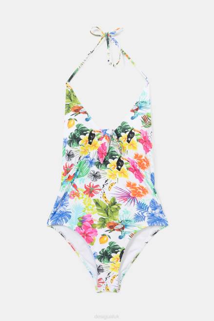 Tropical straps swimsuit Desigual Women 2ZPR1132 Clothing