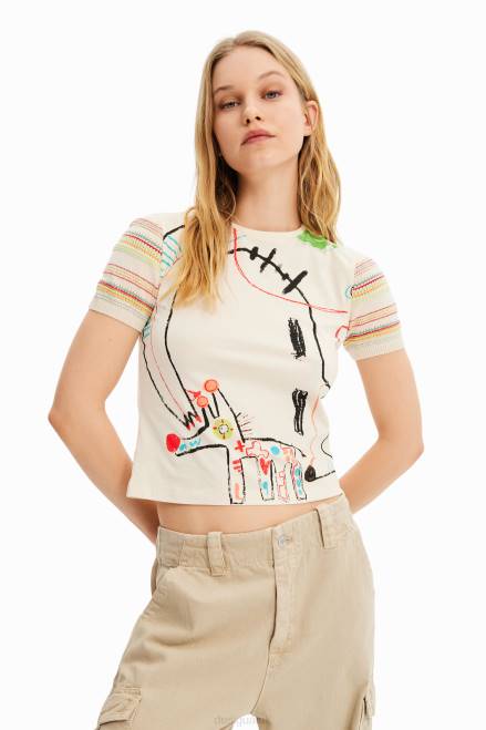 Arty knit T-shirt Desigual Women 2ZPR1008 Clothing