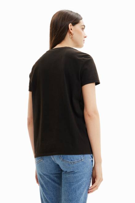 Disney\'s Mickey Mouse arty T-shirt Desigual Women 2ZPR877 Clothing