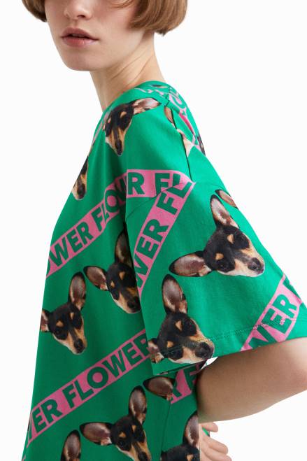 Johnson Hartig unisex oversize T-shirt Desigual Women 2ZPR1043 Clothing