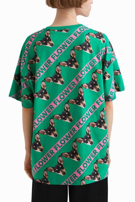 Johnson Hartig unisex oversize T-shirt Desigual Women 2ZPR1043 Clothing