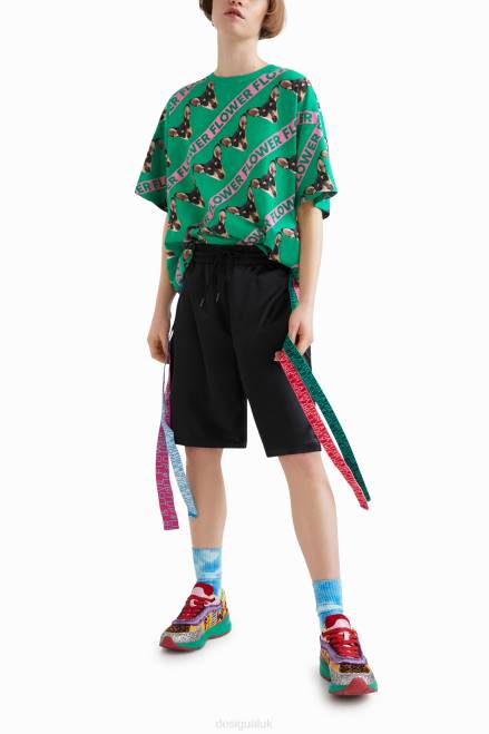 Johnson Hartig unisex oversize T-shirt Desigual Women 2ZPR1043 Clothing