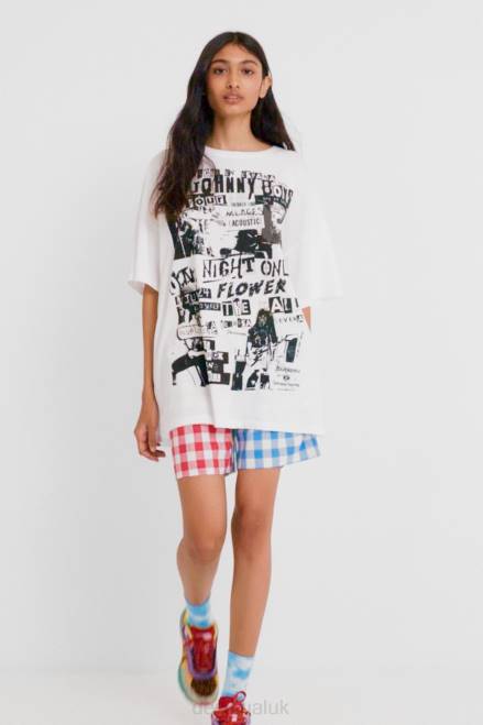 Johnson Hartig unisex oversize T-shirt Desigual Women 2ZPR439 Clothing