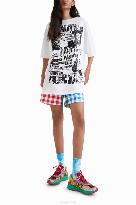Johnson Hartig unisex oversize T-shirt Desigual Women 2ZPR439 Clothing