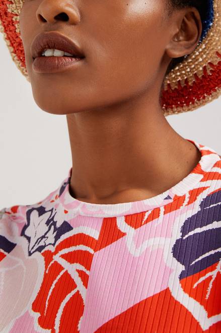 M. Christian Lacroix ribbed T-shirt Desigual Women 2ZPR1029 Clothing